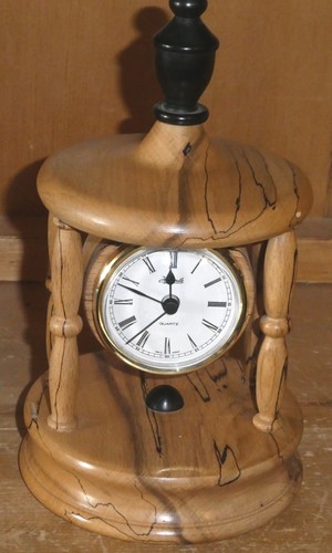 Hermle quartz clock wooden - hermle,