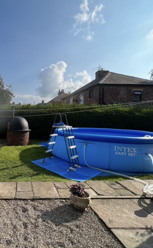 Intex 15ft round - 15ft, pool,