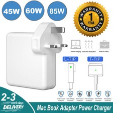 45W 60W AC Power Adapter Charger Magsafe1&2 For MacBook Air or Pro L-Tip T-Tip