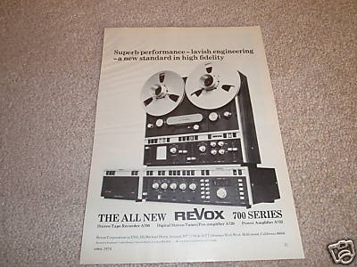 Revox 700 series - revox,