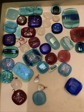 Dichroic  Glass Pieces