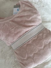Primark Women’s Pink Heart Fleece Pyjamas Set Size Small 10 - 12 Brand New 