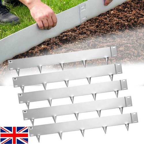 Rust steel lawn edging - 5m, set