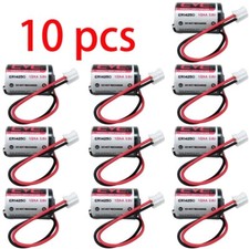 10pcs EVE ER14250 1/2 AA 3.6V LS14250 Battery with Plug