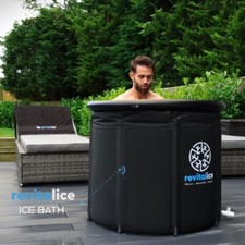Revitalice 500L Ice Bath Bucket, Cold Water Therapy, Portable Ice Plunge Pool ❄️
