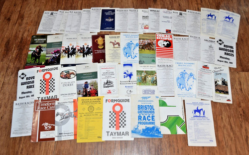 Vintage horse racing - racing, racecards