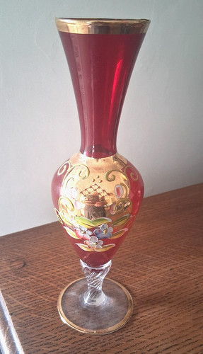 Venetian murano bud vase - bud, hand