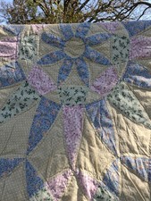 Vintage Patchwork Quilt, Bed