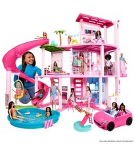 Barbie Dream House Playset 3-Storey Dollhouse with Furniture Accessories Toy