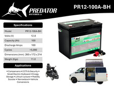 12V 100Ah LiFePO4 self heating