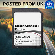 NISSAN CONNECT 1 V12 MAP NAV SAT  SD CARD JUKE 2022 - 2023  inc latest speed cam