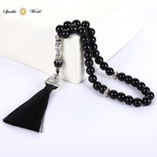 Black Agate Stone Islamic 8mm