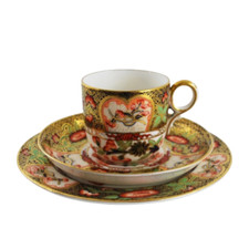 Antique Davenport Longport Imari Trio Cup Saucer Plate Pattern 3868 1870s