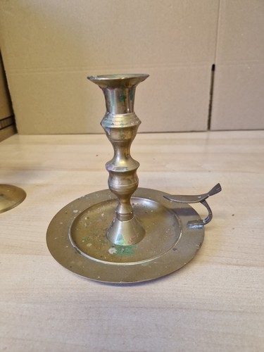 Vintage large solid brass - large,