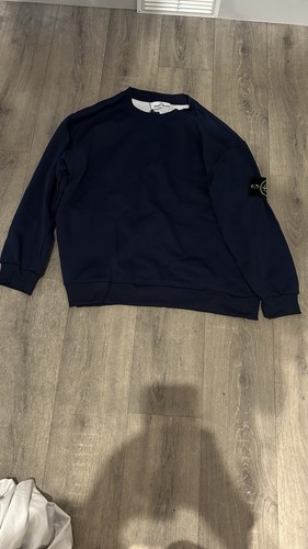 Stone island men navy crew - men’s,
