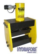 Hydraulic steel bender bending