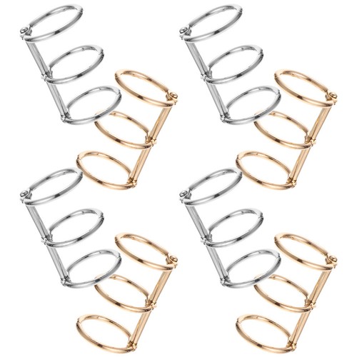 8pcs binder rings - binder, loose