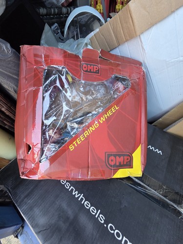 Omp red suede - suede, steering