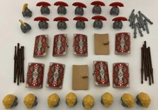 Playmobil figures Set Special lot rare set Helmets Shields Roman Feathers Bid 