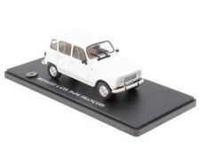 Renault 4 R4 GTL Pope Francis white diecast model car G110T027 Hachette-IXO 1:43