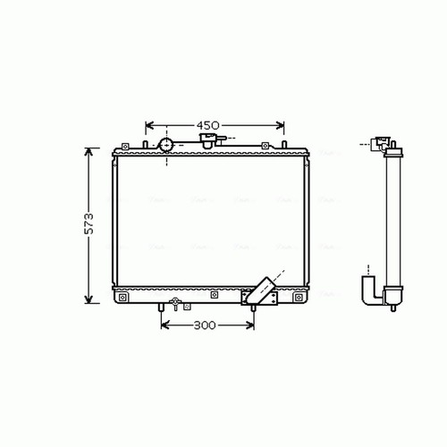 Radiator for mitsubishi - radiator,