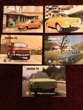 Skoda Brochure Set 1974 - UK