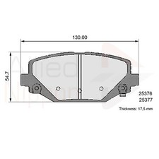 Brake Pads Set For Chrysler