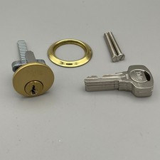 Yale 1109 Brass Rim Cylinder