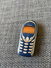 Siemens A55 Blue Mobile Phone EE Network Fully Working Retro Simple Basic Easy