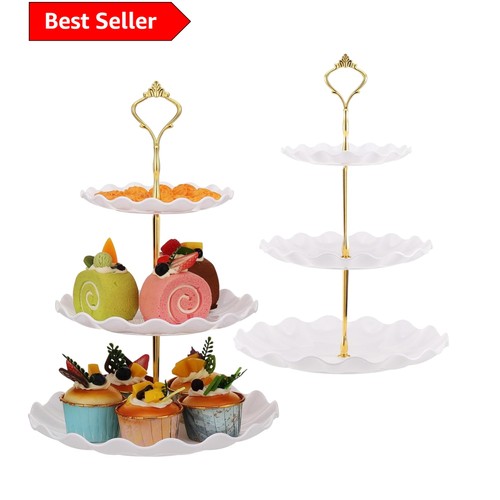 Classic white tier cake - 3-tier,