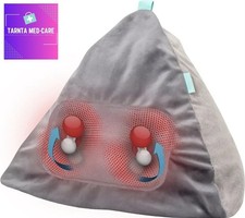 Homedics Shiatsu Bean Bag Massage Cushion + Heat - Portable Deep Tissue Massager