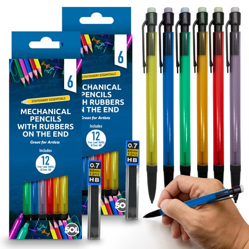 24pk mechanical pencils set - 6-24pk,