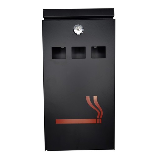 Wall mounted outdoor ashtray - mounted,