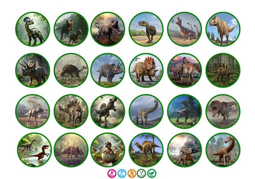 Edible dinosaur wafer - edible,