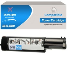 Cyan Toner Cartridge Compatible With Dell 3100cn