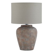 Siena Brown Table Lamp Ceramic