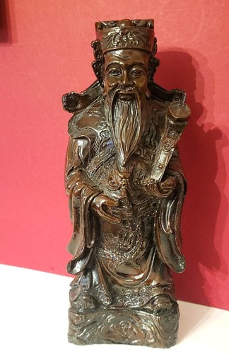Vintage chinese carved - , mammon