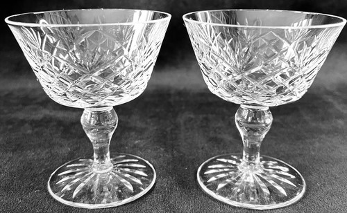 Cut crystal vintage champagne - crystal,