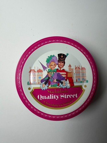 Vintage quality street tin - vintage,