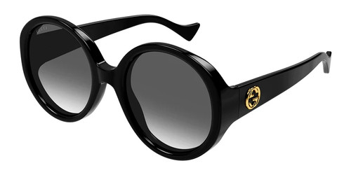 Gucci black round - round, women's