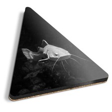 1x Triangle Coaster - BW - Redtail Catfish #35419