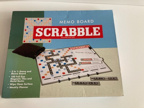 Vintage scrabble memo board - vintage,