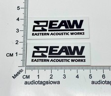 EAW Eastern Acoustic Works SL 12se Speaker Badge Logo Custom Made Aluminum Pair
