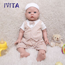 20"" Full Silicone Reborn Baby Dolls Boy Realistic Newborn Lifelike Gifts Toy