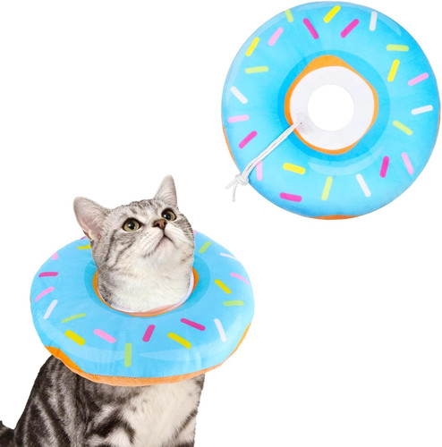 Cat donut collar soft - cat, cute