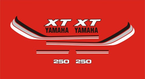 Yamaha 250 decal set - yamaha, 1982
