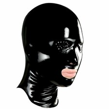 Open Mouth Latex Hood with