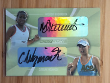 2007 Ace Authentic Mashona Washington Caroline Wozniacki Cross Court Auto /208