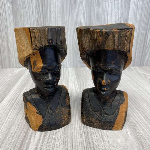 Hand carved ebony - carved,