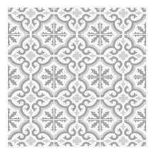 Contour Antibacterial Grecian Wallpaper Grey Tiled